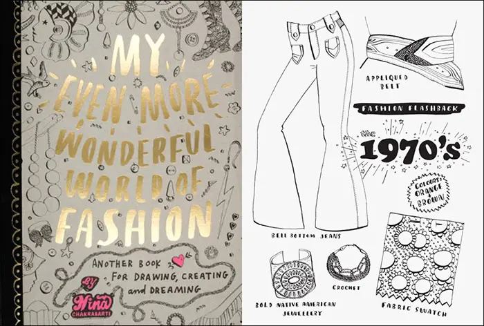 my even more wonderful world of fashion coloring book