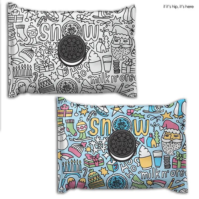 my own oreo package before and after