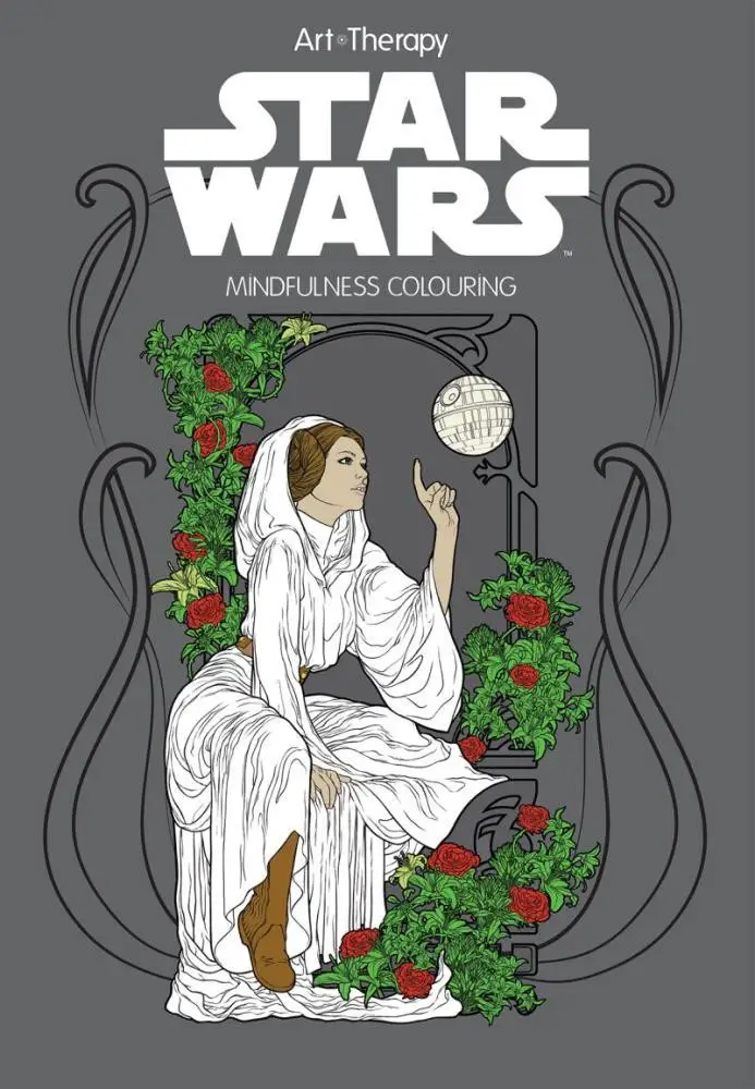 star wars art therapy coloring book