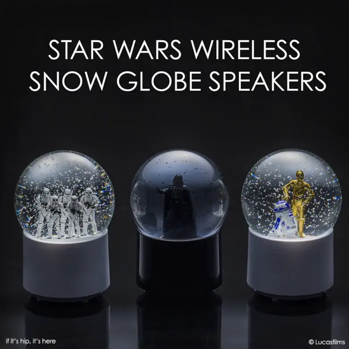 star wars wireless snow globe speakers