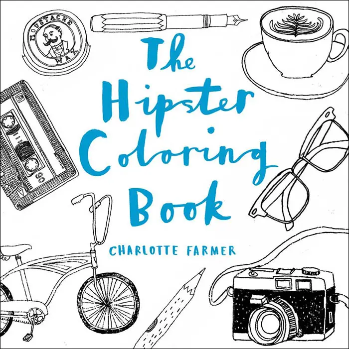 the hipster coloring book