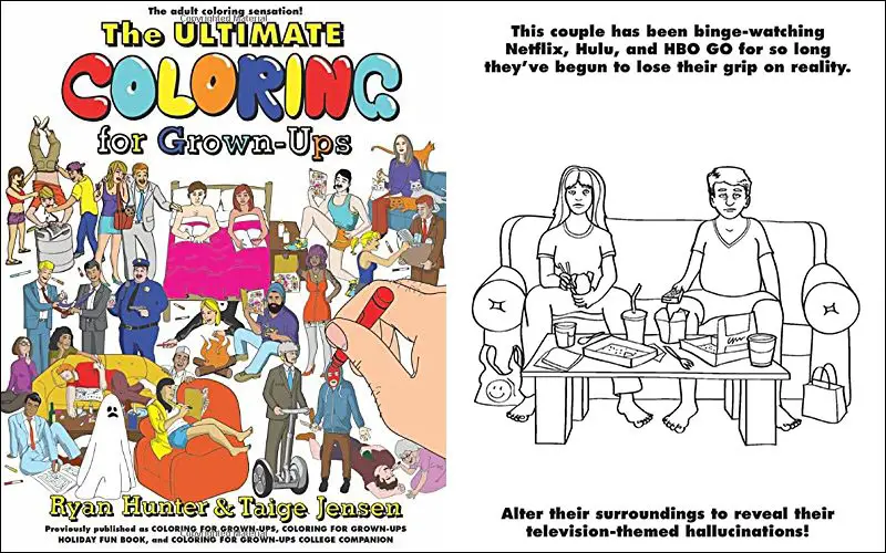 the ultimate coloring book for grown ups