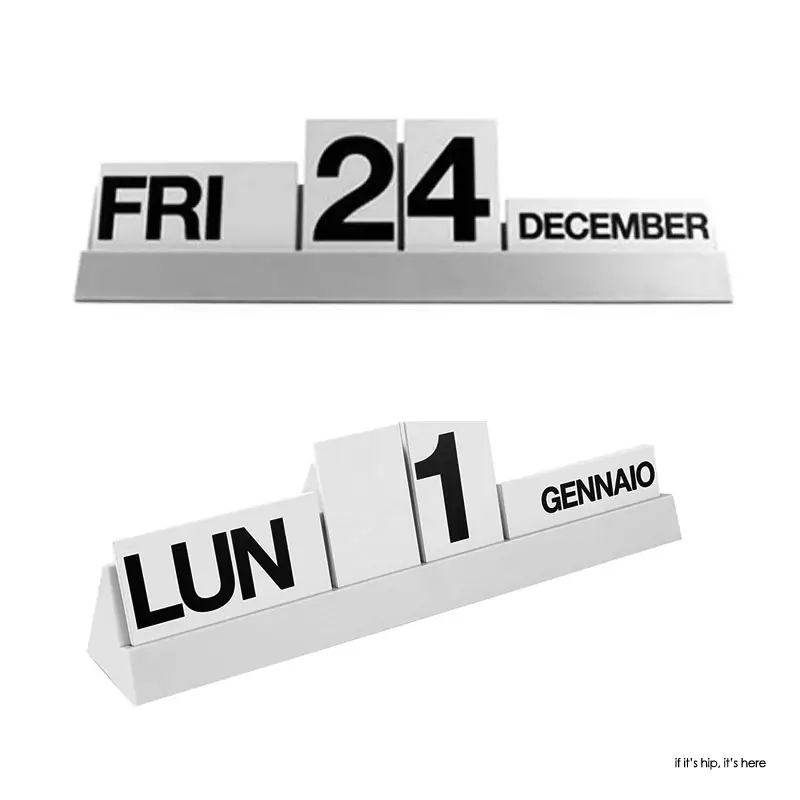 today-perpetual-desk-calendarenzo mari english italian