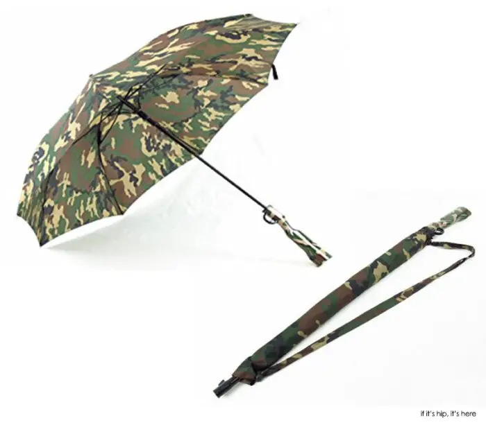 Camo rifle umbrella