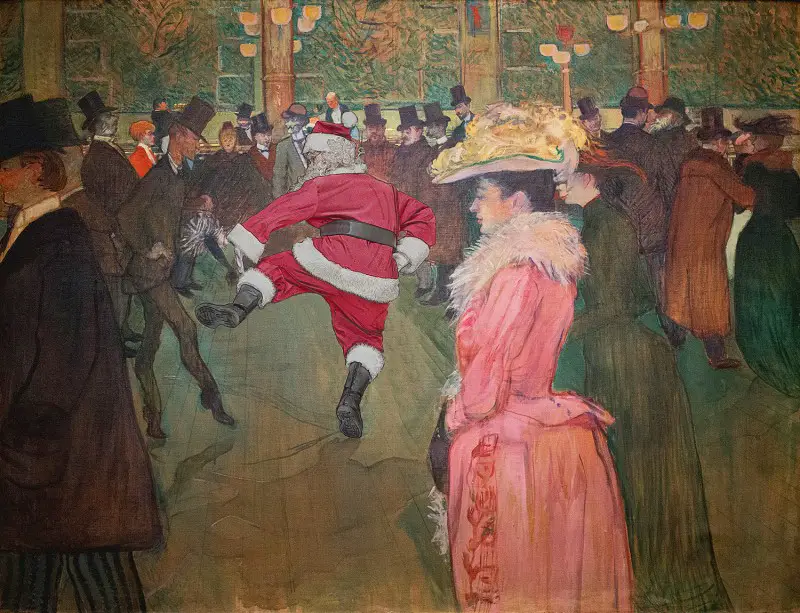 Toulouse Lautrec's At the Moulin Rouge