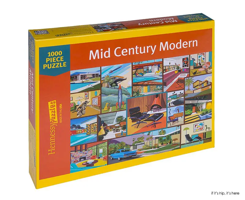 Mid-Century Modern 1000 piece puzzle boxed