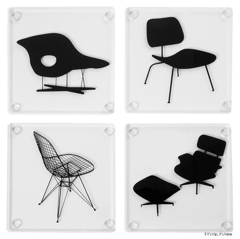 MoMA eames chair coasters