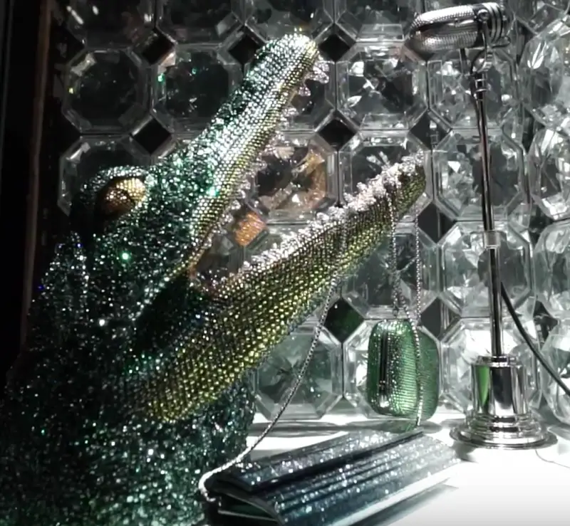 swarovski crocodile detail