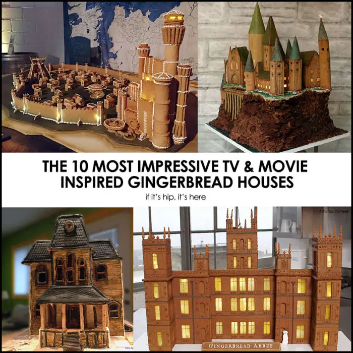 TV & Movie Inspired Gingerbread Houses