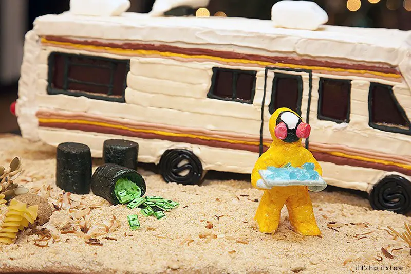 breaking bad gingerbread rv detail