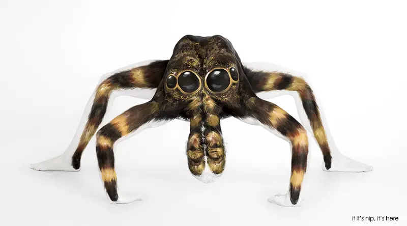 emma fay body painting tarantula