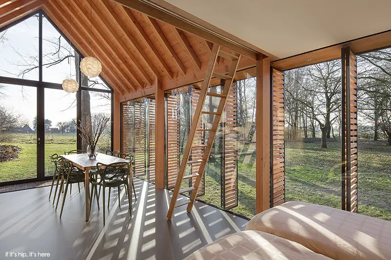 interior of utrecht cabin by Zecc Architects
