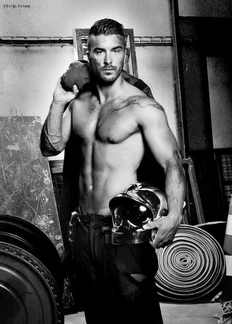 shot from fireman calendar by fred goudon