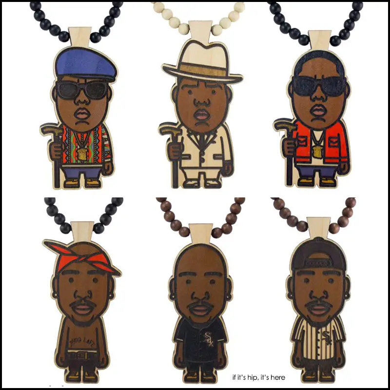 tupac and biggie necklaces