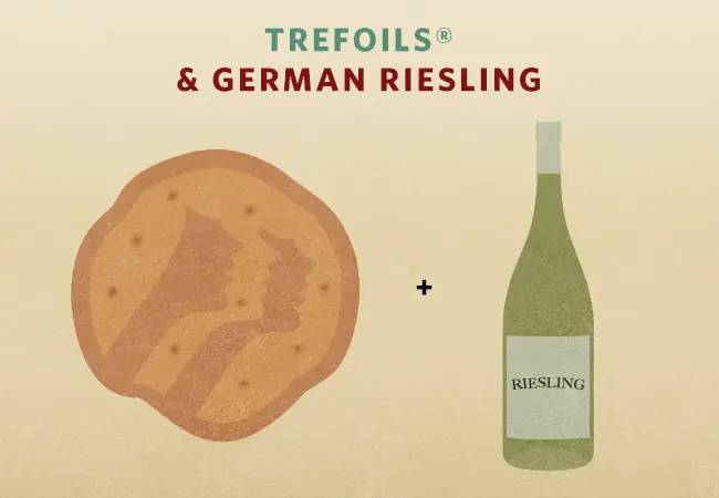 trefoils and German Riesling