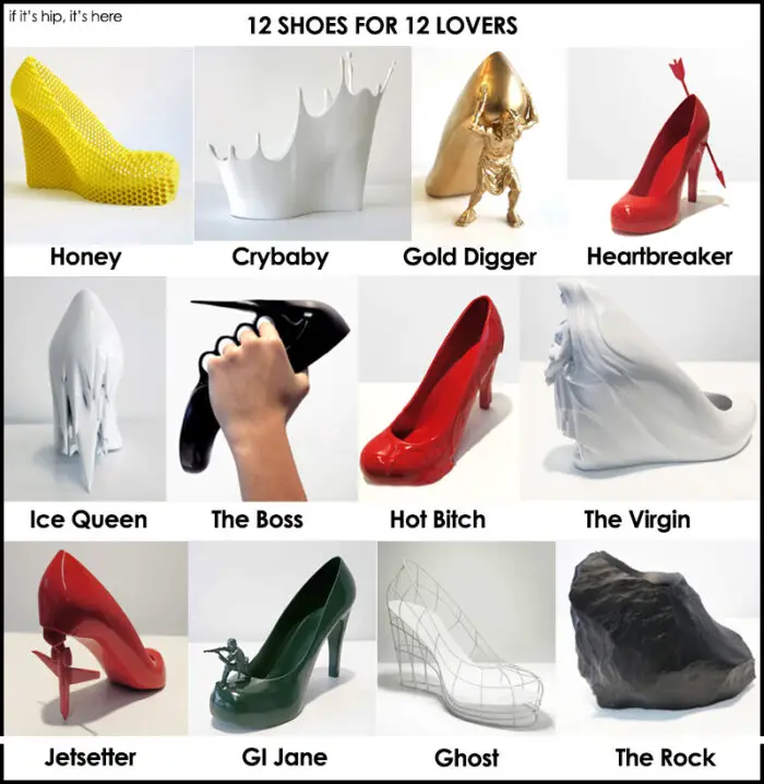 12 shoes for 12 lovers