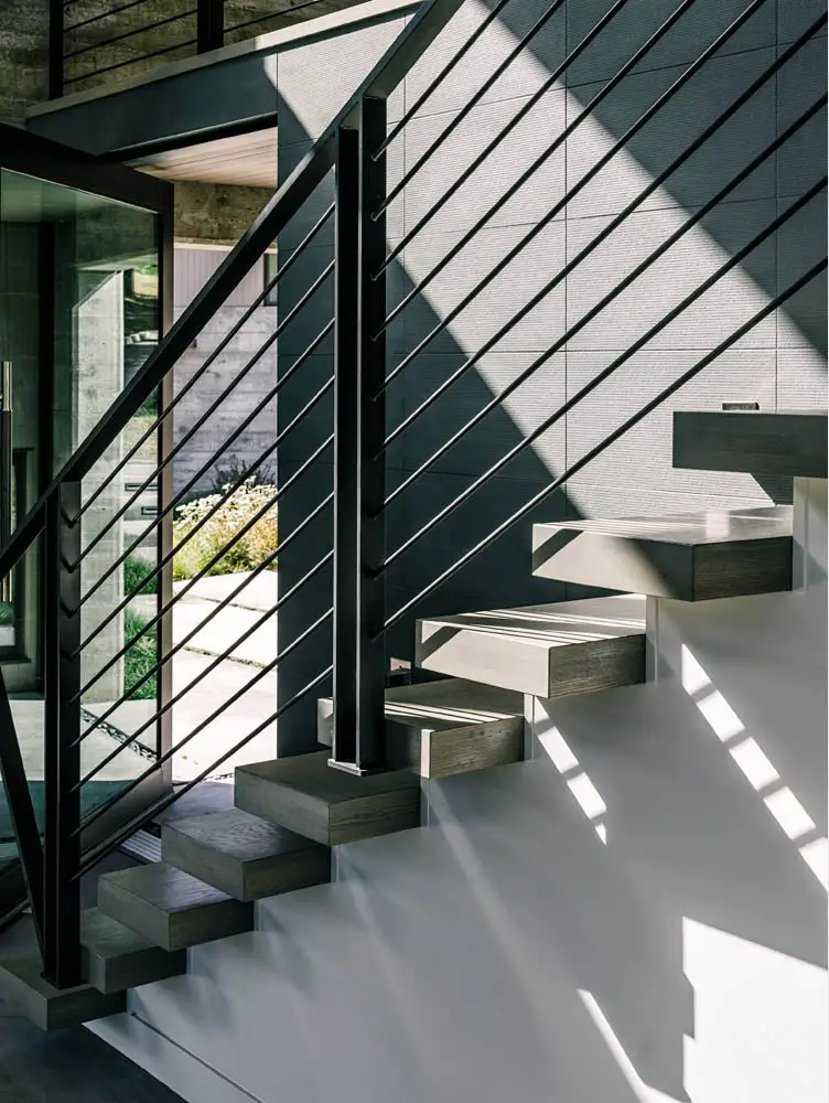 concrete stairs to loft