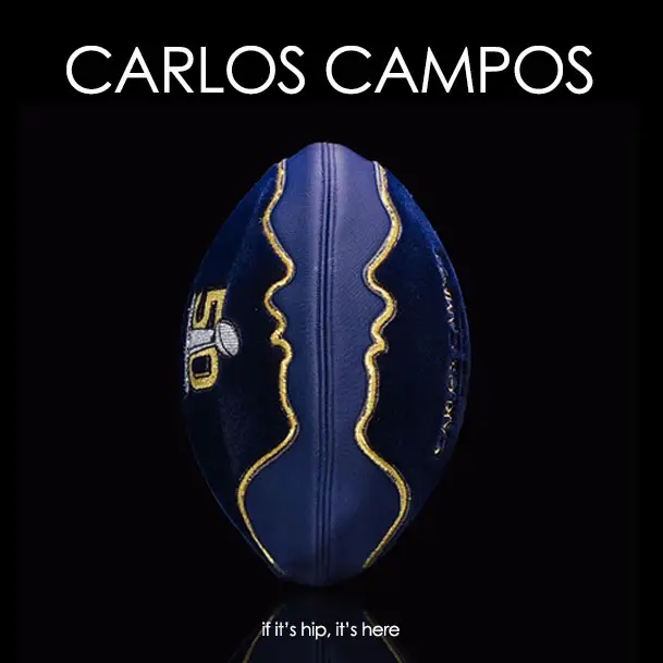 Carlos Campos custom NFL football IIHIH