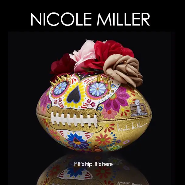 Nicole Miller - Nicole Miller custom NFL football