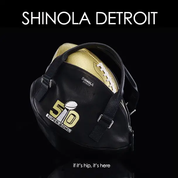 Shinola Detroit - Richard Lambertson & John Truex custom NFL football