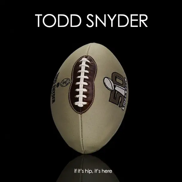 Todd Snyder custom NFL football