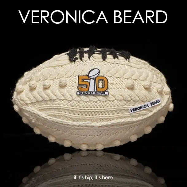 Veronica Beard One-Of-A-Kind NFL Footballs