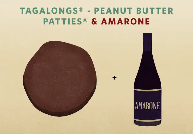 tagalongs peanut butter patties and amarone