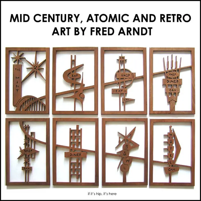 Read more about the article Atomic, Googie and Mid Century Modern Inspired Art by Fred Arndt.