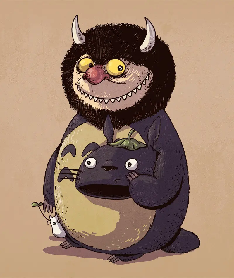 totoro and wild thing icons unmasked
