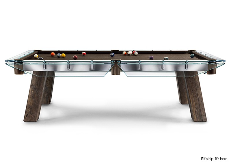 Filotto crystal and wood billiard table 2