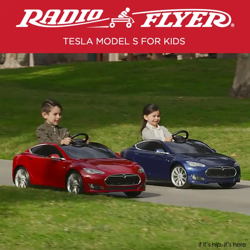 Radio Flyer Tesla S Model for kids alt