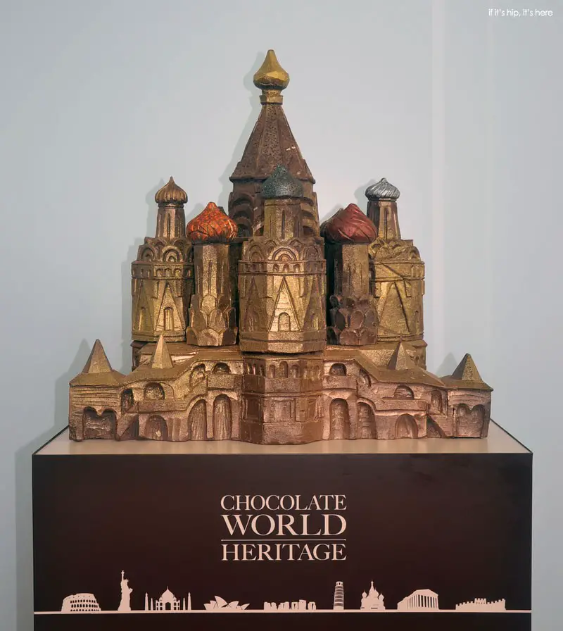 St. Basil Cathedral made of chocolate