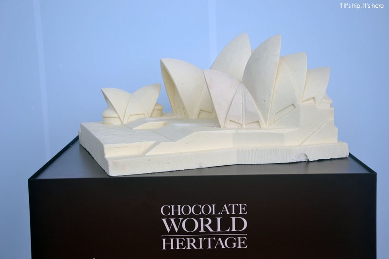 The Sydney Opera House white chocolate