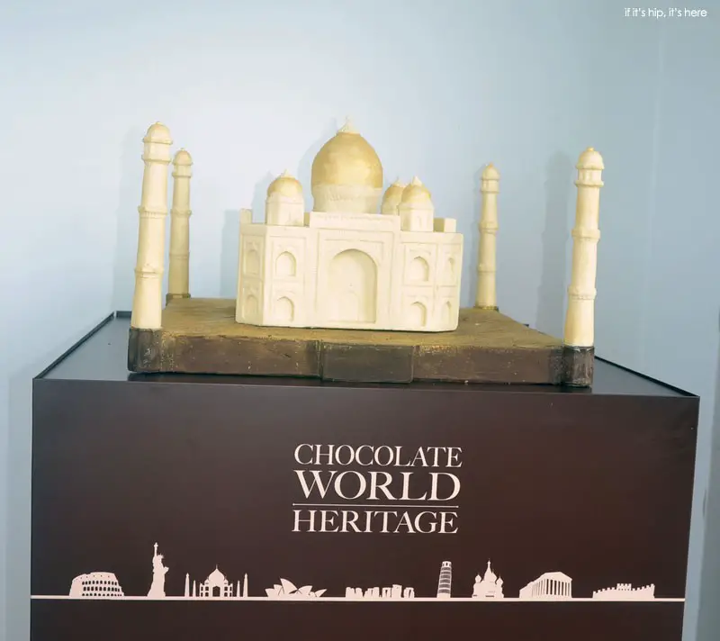 Taj Maha chocolate sculpture