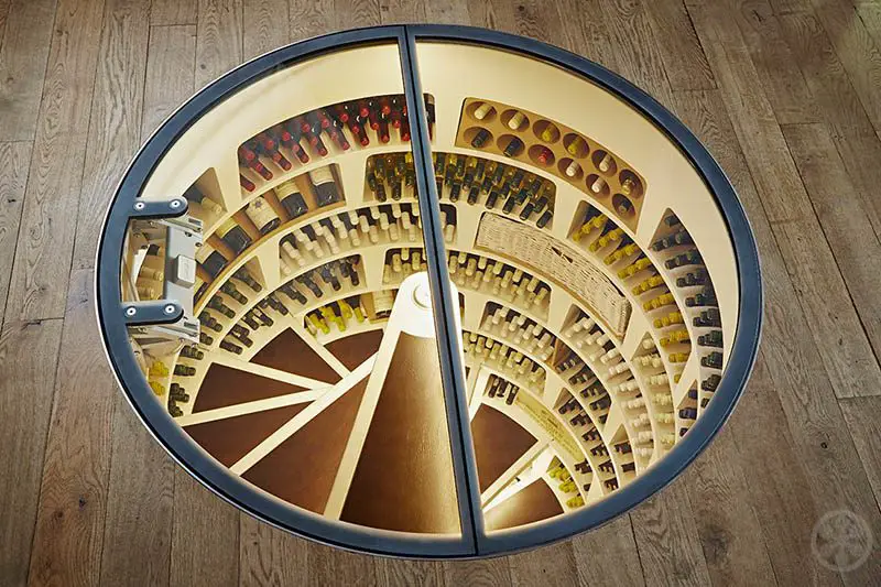 spiral wine cellars