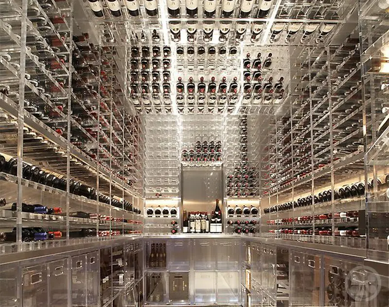 acrylic wine storage