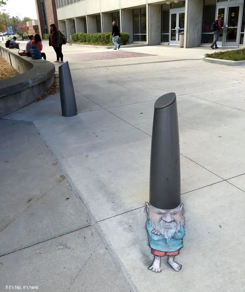 great hat gnome by David Zinn
