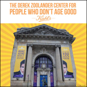 Kiehls’ Derek Zoolander Center For People Who Don’t Age Good