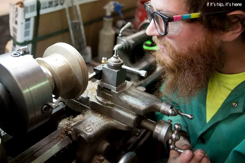 machining and sanding the base