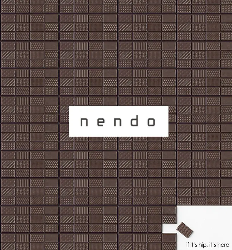 nendo chocolatexturebar