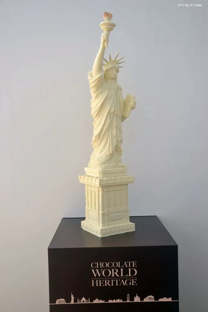 Statue of Liberty white chocolate