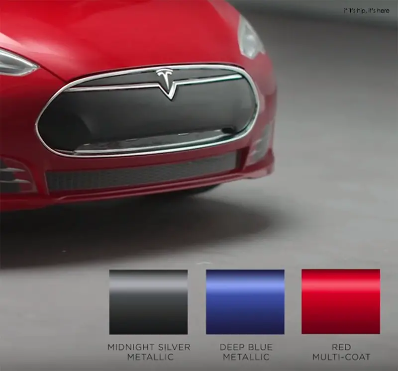 tesla model s for kids paint colors