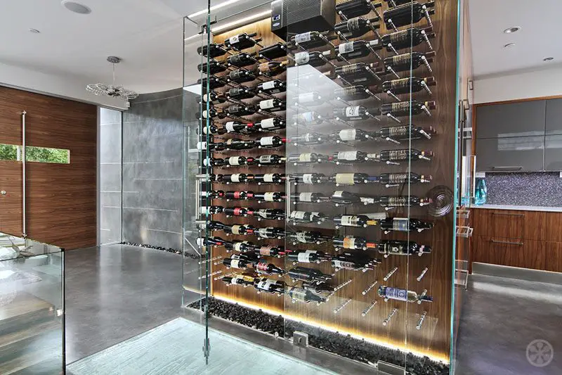 Wave House wine cellar