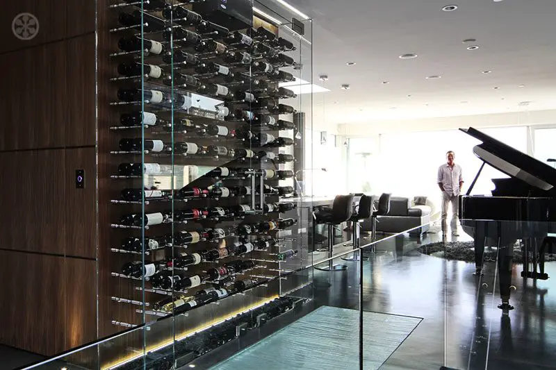 custom designed wine cellars