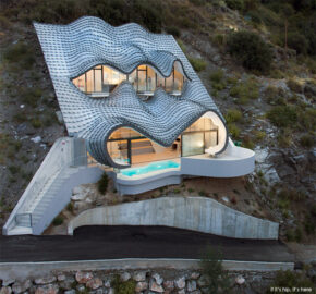 Spain’s Cliff House With Zinc Roof by GilBartolomé Architects