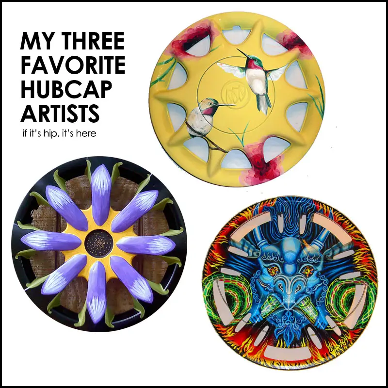 Read more about the article Three Very Different Artists Use Hubcaps As Canvas