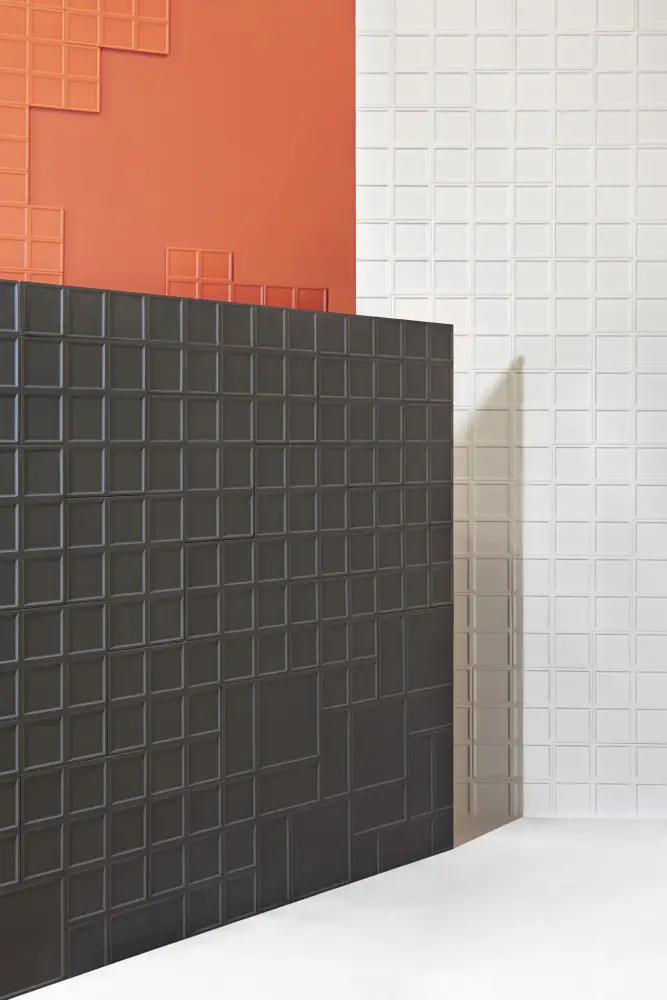 Onza tiles inspired by chocolate bars