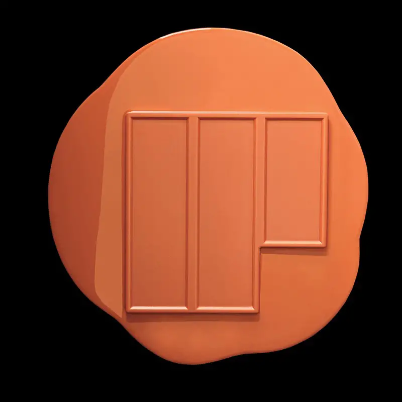 Onza tiles in orange