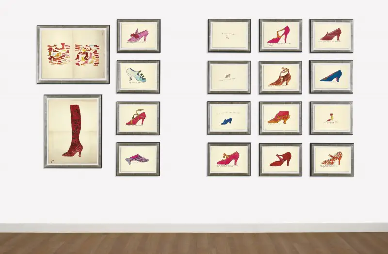 warhol shoe auction