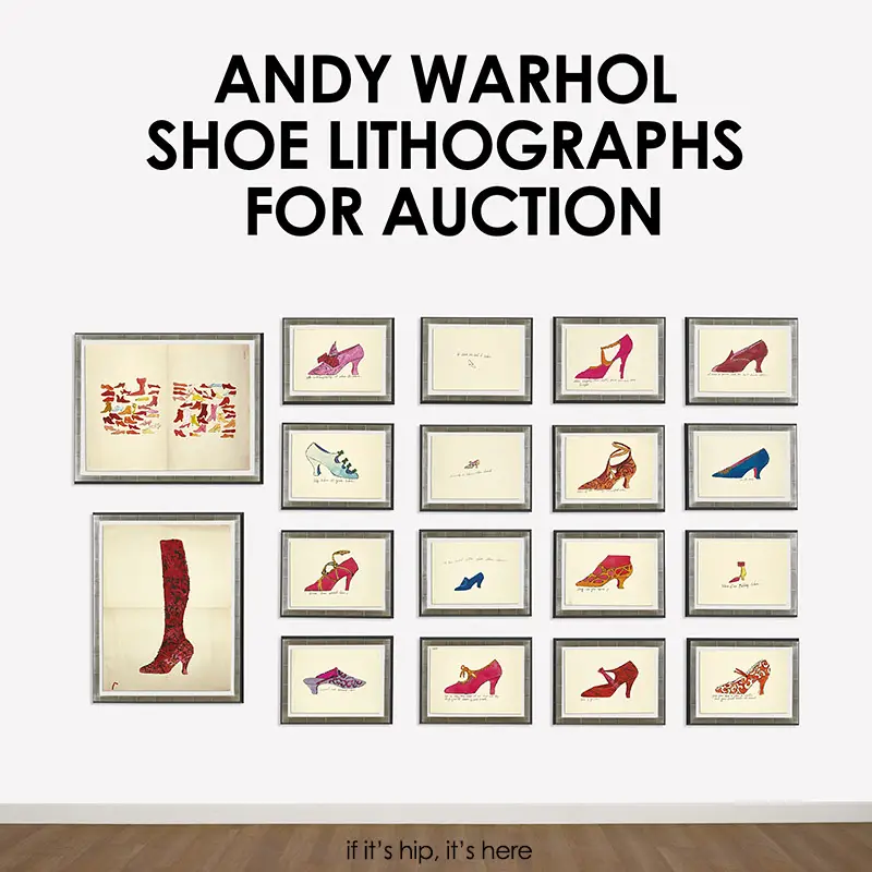 andy warhol shoe lithos